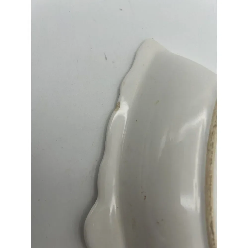 One Vtg. California‎ Pottery Replacement Relish Piece L55 White